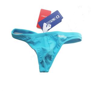 Sexy Gay Thongs Swimwear Swim Briefs Men's T-shaped Drawstring Swimsuit Man Bathing Suit Swimming Trunks Surf Short 2016 Desm