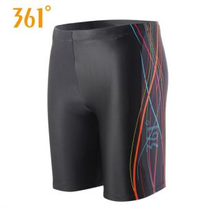 361 Men's Swimming Trunks Professional Training Swimwear Jammer Sports Racing Athletics Swimming Shorts For Competition Brief