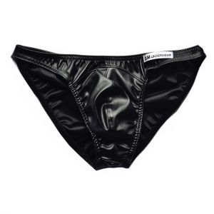 100% PU Leather Briefs Sexy Bikini Swimwear Men Swim Bathing Beach Swimming Trunks Gay Shorts Tanga Male Hips Push Up Underwear