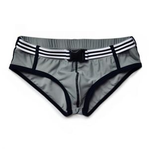 Waist Lock Mens Swim Briefs Beach Party Swimming Trunks Sexy Gay Mens Swimwear Man Bathing Suit Shorts 2020 Desmiit Swimsuit Low