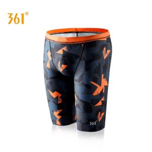 Men's Athletics Professional Swimming Shorts Tight Beach Swimming Jammers Trunks Waterproof Boys Swimsuit Panties Boxer Brief