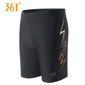361 Swim Shorts Men's Professional Sports Swimming Trunks Quick Dry Pool Swim Shorts Elastic Competition Swimwear Boxer Trunk