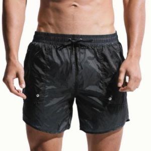 Desmiit Mens Swim Shorts Sexy Transparent Waterproof Nylon Swimwear Men Swimming Trunks Surf Swim Wear Beach Swimsuit Boardshort