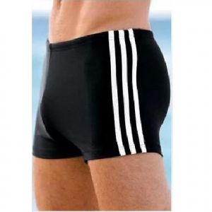 Private customized BOYTHOR  Male black swimming trunk boxer low-waist beach plus size swimming quick-drying shorts
