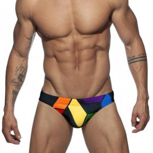 2021 Men's Swimming Briefs Shorts Trunks Summer Gay Man Male Push Up Padded Swimsuit Beach Swimwear Swim Bathing Suit Bikini