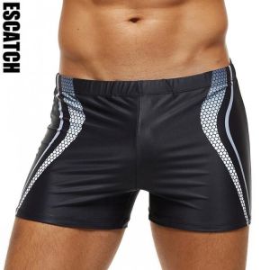 ESCATCH Men's Swimming Trunks EY-014 High Quality Beach Short Swimwear Gay Swimsuit Man Surfing Underpants