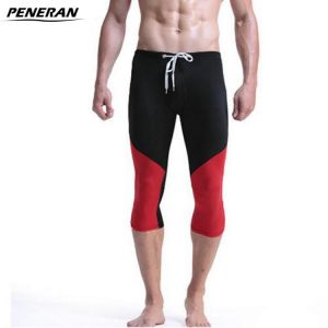 PENERAN 2020 Swimwear Men Long Swimsuit Man Beach Shorts Swim 3/4 Pants Mens Swimming Trunks Male Bathing Clothes Dry Fit Brand