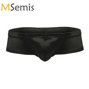 Swimwear Mens Bikini Swimsuit Low Rise Bikini Swim Briefs Wetlook Bulge Pouch Sports Panties Underwear Thong Swimming Truck