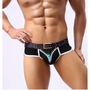 all in one place בגדי גברים New Men's Swimwear Low Rise Sexy Pouch Men Swimming Briefs Board Shorts Swimsuit Men Triangular Surf Swim Trunks