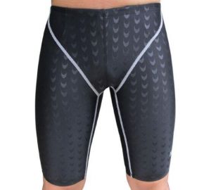 Sbart Professional Quality Men Competitive Swim Trunks Shark Skin Swimwear Solid Jammer Swimsuit Fifth Pant Plus Size M-5XL