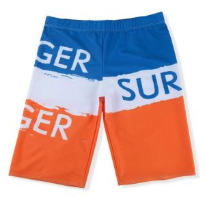 Fashion Swim Trunks Long Hot Boxer Swimwear Large Size Professional Swimming Beach Spring Loose Shorts