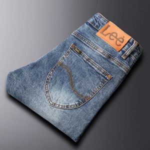 Fashion New Men's Jeans Slim Elastic Pantalon Homme Business Casual Trousers High quality Classic Style Straight Denim Pants