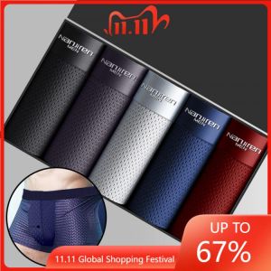 Men's Panties Man Undrewear Boxershorts Men Boxer Men Ropa Interior Hombre Calzoncillos Breathable Hombre Bamboo Hole Large S