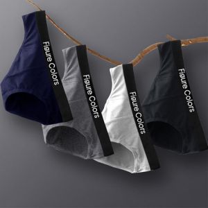 4pcs/lot 95%cotton high-quality underwear  men's briefs  sexy briefs Men's panties Men underpants male U Convex Bikini  