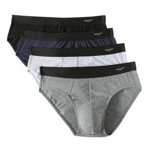 Men's Briefs Panties Men Cotton Underwear Briefs Breathable Cuecas Striped Brief Panties for Men Sexy Underpants Shorts 4pcs\