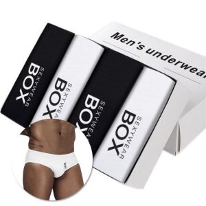 4Pcs/lot Men Briefs Cotton Sexy Underwear Men Jockstrap Breathable Slip Briefs Men Bikini Gay Man's Underwear Men Underpants