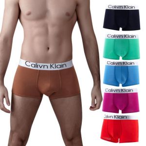 High Quality Calivn Klain Letter Printing Men's Boxer Underwear Soft Boxershorts Cotton Underpants 3D Pouch Shorts Male Panti