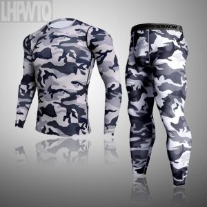 Men's Thermal Underwear For Men Male Thermo Camouflage Clothes Long Johns Set Tights Winter Compression Underwear Quick Dry