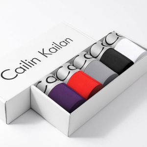 CailinKailan Briefs Men Solid Underwear Slip Homme High Quality Underpants Sexy Under Wear Panties Wholesale Lots Shorts Briefs
