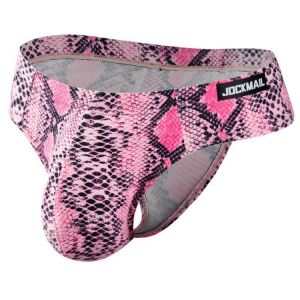 Leopard Print Boys Bikini Sexy Briefs Low Waist Fashion Show Shorts Sissy Underwear Pink Panther Underclothes