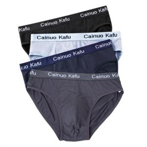 Men's Underwear 4pcs/Lot  Male Solid Briefs Underpants for Men Brief Bamboo Fiber Panties Mens Bikini Pant Men Sexy Plus M-7X
