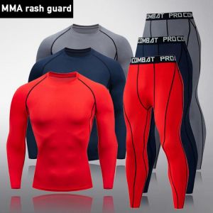 Brand Men's Compression Skin Thermal Underwear Men's Sports Basic Hot Long Underwear Set Tights Underwear Warm underpant