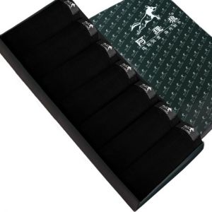2021Mens Boxers 7pcs Men's Panties Breathable Black Cotton Male Panties Solid Flexible Shorts Boxers Pure Color Male Pants Se