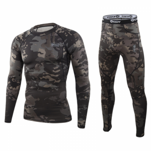 New Camouflage Thermal Underwear Sets Winter Outdoor Quick Drying Tactical Long Johns Compression Fitness Underwear Men Clothing