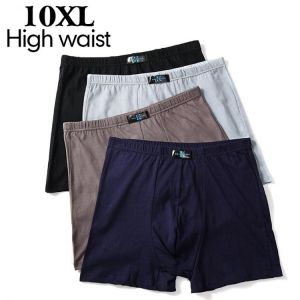 4-packs 2021 New Men's Boxer Pantie Lot Underpant Loose Large Short Cotton Plus 6XL 7XL 8XL 9XL 10XL Underwear Boxer Male XXX