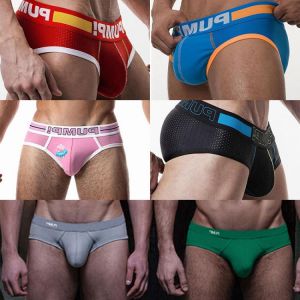 6Pcs U Convex Sexy Underwear Men Jockstrap Breathable Cotton Briefs Gay Man's Underwear Bikini Men Briefs Male Panties Slip N
