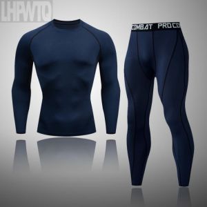 Winter Thermal Underwear Sets 2020 New Men Winter Fleece Long Johns Comfortable Warm Thermo Underwear Men Breathable Tights