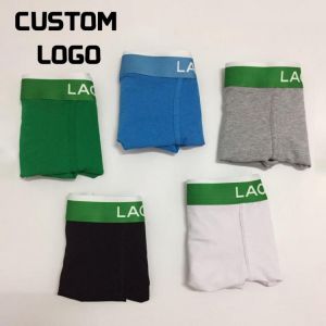 Customize Your Logo Pantalones Cortos Hombres Ropa Interior Transpirable Men Underwear De Los Hombres De Crocodile Shorts