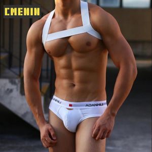 New Brand Cotton Jockstrap Underwear Man Brief Breathable Slip Gay Sexy Men's Panties Briefs Men Underpants Gaysex AD7501
