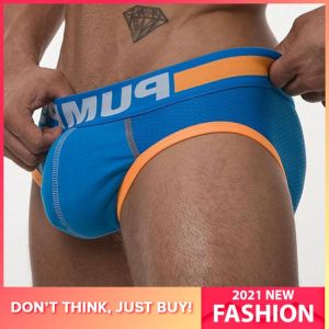 Ins Style Sexy Underwear Men Jockstrap Slip Mesh Soft Cotton Gay Man's Underwear Bikini Men Briefs Lingerie Cueca Male Pantie