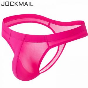 JOCKMAIL men's transparent underwear sexy bikini men thongs g strings tanga hombre slip jocks gay underwear jockstrap