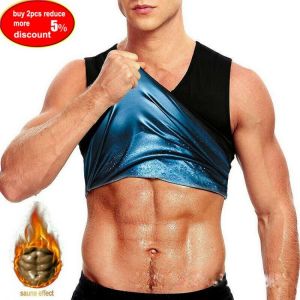 Men Neoprene Sweat Sauna Vest  Body Shaper Waist Trainer Slimming Compression Shapewear Corset Reductor De Abdomen Corset Top