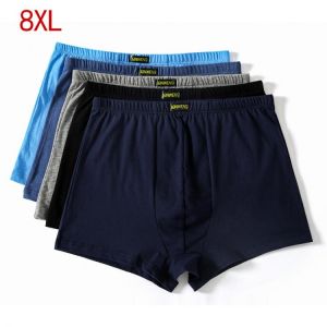 plus size 5XL 6XL 7XL 8XL  Large loose  male cotton Underwears Boxers high waist breathable fat belts Big yards men's underwe