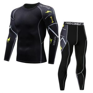 New Model Thermal Underwear  Men Sets Compression Sweat Quick Drying Long Johns fitness bodybuilding shapers