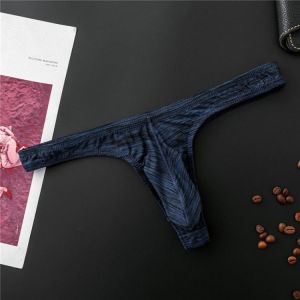 Man Briefs Underwear Comfy Breathable Thong Ultra-Soft Low-rise Bikini G-String Men's Underwear Thongs Sexual Interest
