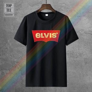 Elvis Presley King of Rock T-Shirt  Men Clothing