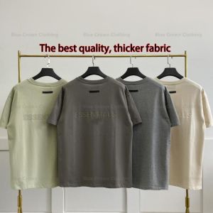 2020 new Essentials T-shirt short sleeve 100% 1:1 Men's essentials Tshirt Kanye West Jerry Lorenzo Short Sleeve Tee