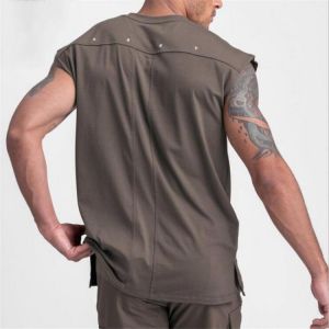 New 2021 Brand mens sleeveless Summer men Tank Tops Clothing Bodybuilding Undershirt Casual Fitness tanktops tees Size M-XXXL