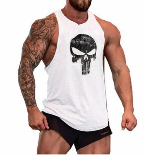 Gym Clothing Bodybuilding Men's Tank Top Muscle Sleeveless Singlets Fashion Workout Man Shirt Fitness Training Running Vest20