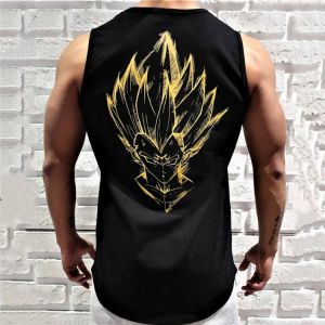 Men vest New Bodybuilding Tank Tops Gym Fitness Sleeveless Shirt Male Stringer Singlet  Casual Fashion Printed Undershirt vest