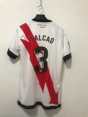 BYRON BUZZ 21/22 Men Rayo Vallecano Football Jersey Camiseta De Futbol Shirt Leisure Jersey Falcao Casual Shirts