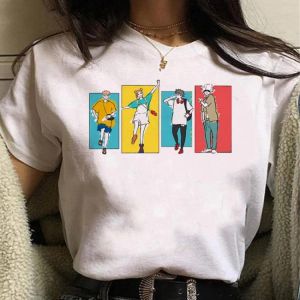 Jujutsu Kaisen Gojo Satoru Yuji Itadori Summer Top Men Streetwear Megumi Print Japanese Manga T Shirt Top Tees Couple Clothes