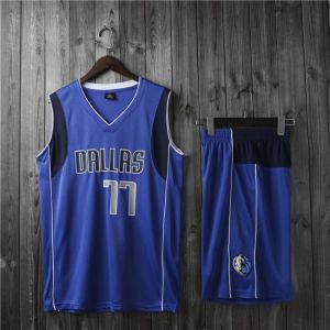 American Retro Summer New Basketball Sports Vest Basketball Training Suit No. 77 Men's Outdoor Fitness Loose Oversized Suit