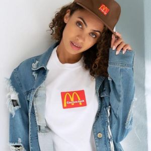 Hip Hop TS With The Same Co-branded Letter LOGO Washed Casual T-shirt Short Sleeve Shirt Trend Single Product M-3xl