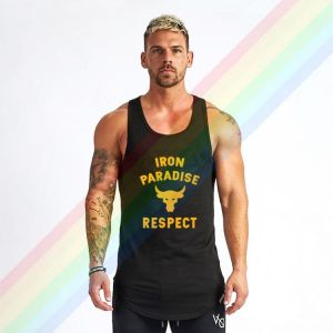 all in one place בגדי גברים Paradise Brahma Bull Project - Rock Summer Soft Custom Sleeveless Design Your Own Vest Cotton Men&#x27;s Muscle Tee Tank Top Shirt