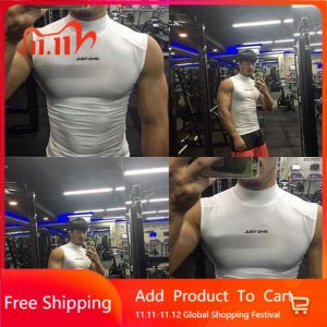 2020 New Casual Mesh Mens Tank Top Workout Fitness Gym Fashion Clothing Bodybuilding  Singlets Sleeveless Sports Slim Fit Vest